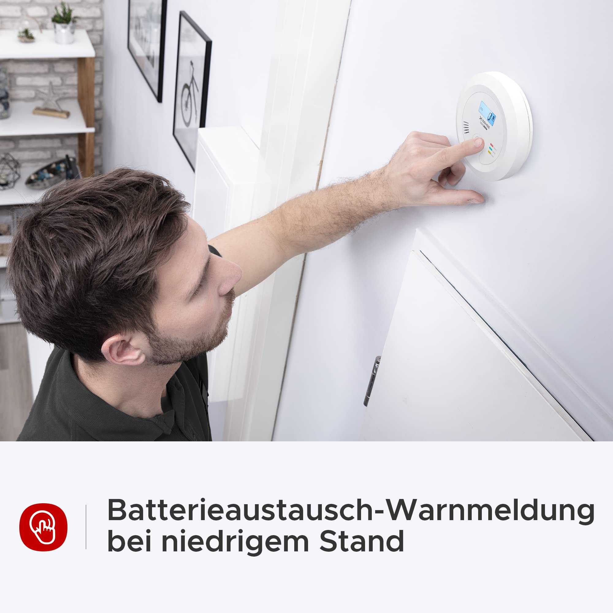 X-Sense CO03B Kohlenmonoxid-Melder - Zuverlässige Frühwarnung vor CO-Gefahren Mesch Shop X-Sense CO03B Kohlenmonoxid-Melder - Zuverlässige Frühwarnung vor CO-Gefahren Mesch Shop